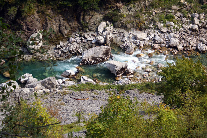 Река на дне каньона Тара Область Жабляк, Черногория