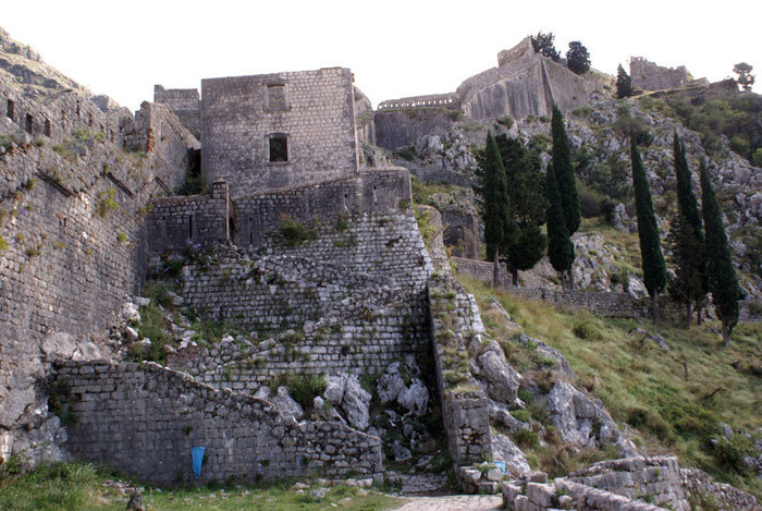 Крепость Святого Иоанна над Котором Котор, Черногория