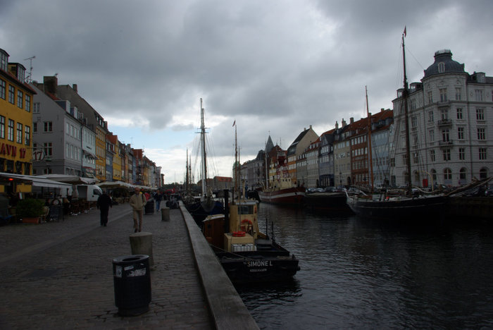 Nyhavns - знаменитая датская набережная Копенгаген, Дания