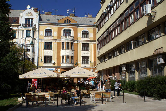 Уличное кафе Сараево, Босния и Герцеговина