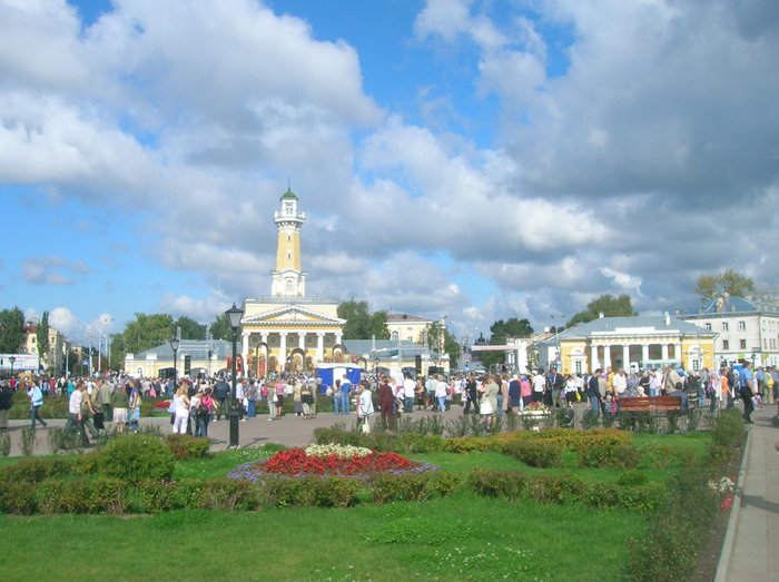 Сусанинская площадь с каланчой Кострома, Россия