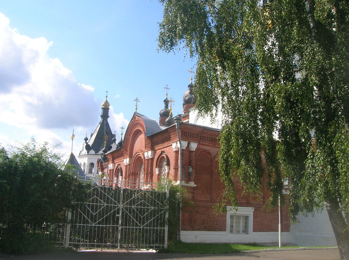 Вид на монастырь Кострома, Россия