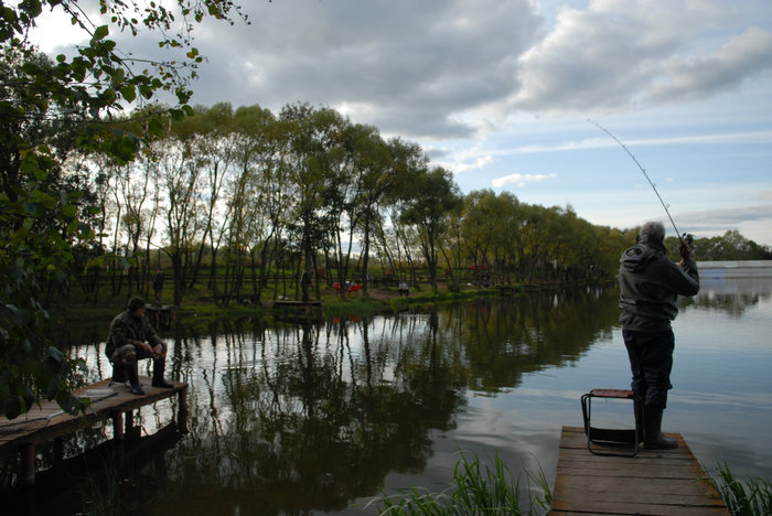 Сосенки: осенняя рыбалка Москва, Россия