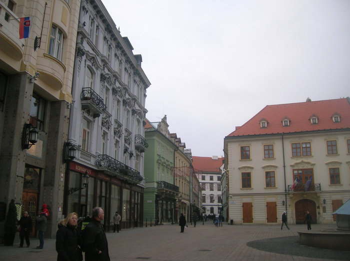 Фрагмент площади Братислава, Словакия