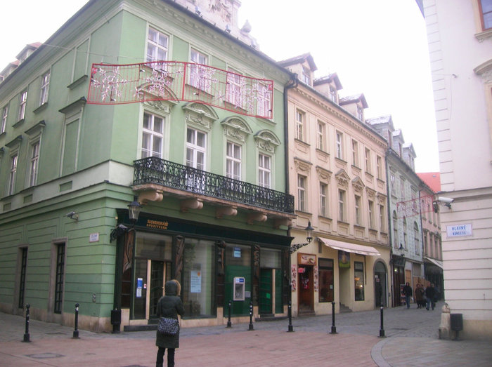 Фрагмент примыкающей улочки Братислава, Словакия