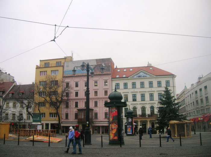 На площади Звездослава Братислава, Словакия