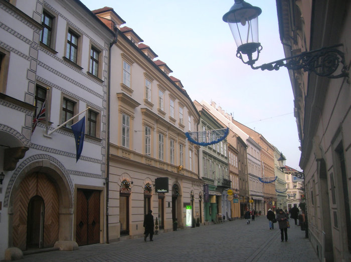 Пешая зона Братислава, Словакия