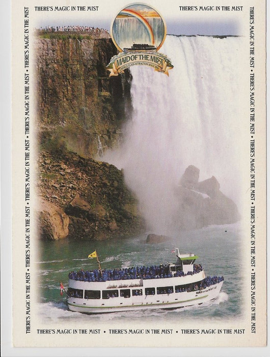 Это наш билет на экскурсионное судно, которое возило под самый водопад. Ниагара-Фоллз, CША