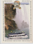Это наш билет на экскурсионное судно, которое возило под самый водопад.
