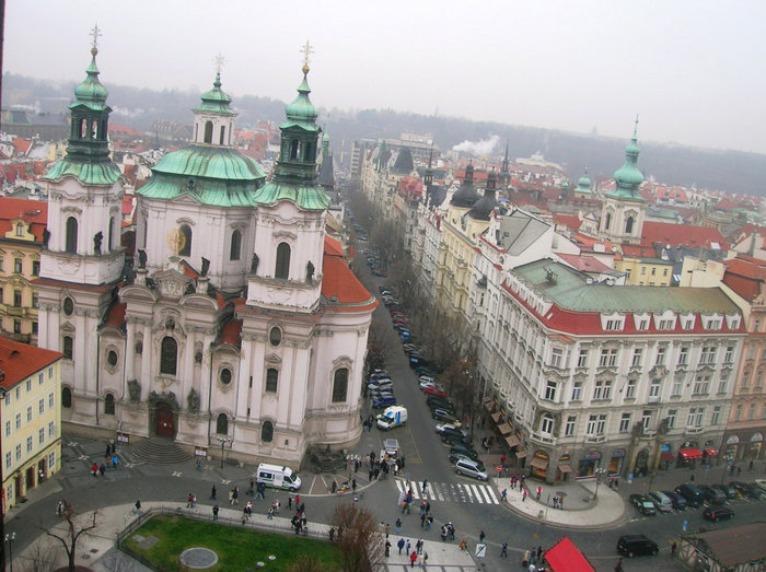 Центр со Староместской ратуши Прага, Чехия