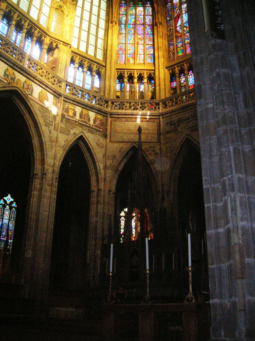 Собор святого Витта изнутри Прага, Чехия