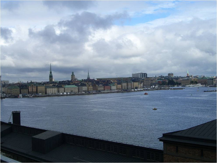 Вид со смотровой площадки Стокгольм, Швеция