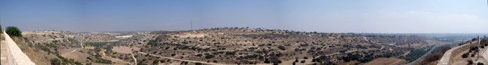 вид на Кипр с раскопок Пафос, Кипр