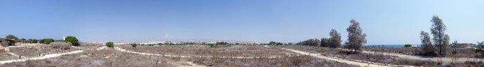 классический пейзаж равнинного Кипра Пафос, Кипр
