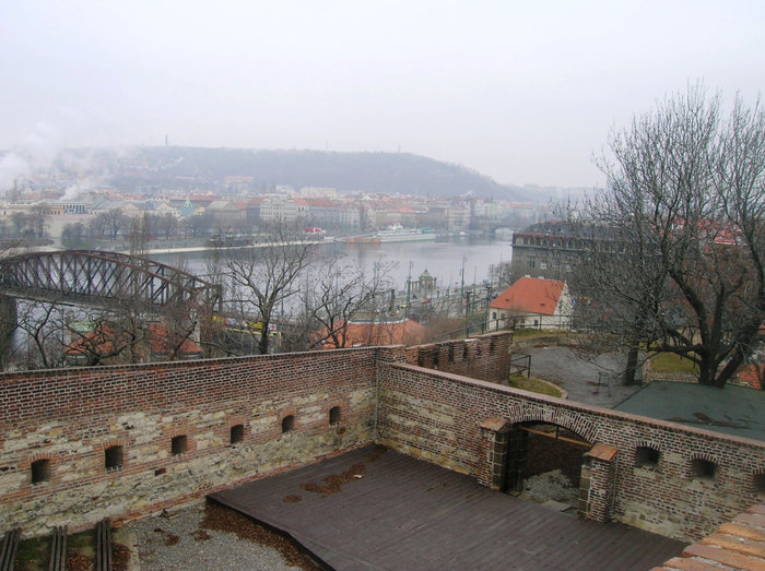 Город с Вышеградского холма Прага, Чехия