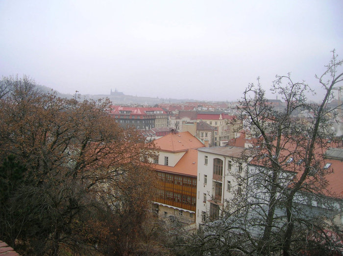 Город с Вышеградского холма Прага, Чехия
