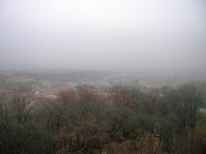 Панорамы с Петршинской вышки Прага, Чехия