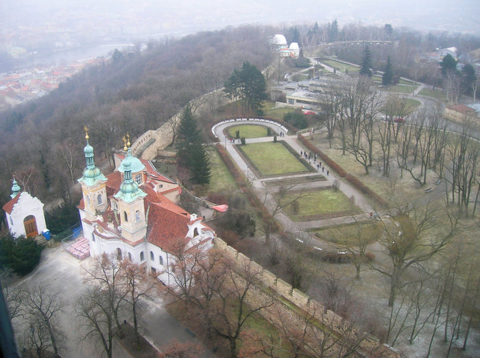 Панорамы с Петршинской вышки Прага, Чехия