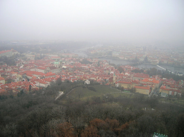 Панорамы с Петршинской вышки Прага, Чехия