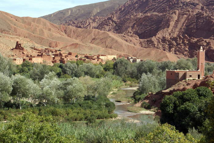 Река и горы Бульман, Марокко