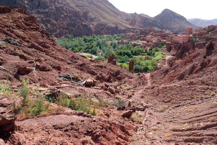 Ущелье в горах Бульман, Марокко