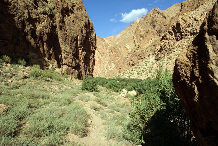 Ущелье в горах Бульман, Марокко