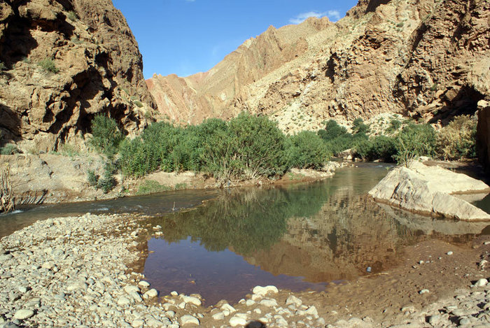 Мелкая река Бульман, Марокко