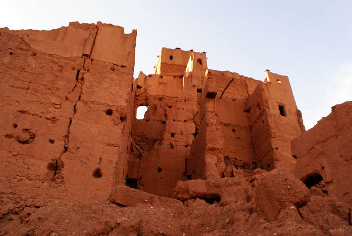 Руины глинобитного замка Бульман, Марокко