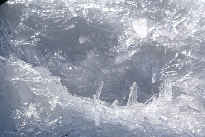 Кристаллы льда Штат Аляска, CША