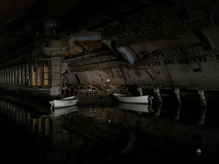 Самый широкий коридор на базе подводных лодок (20 м)