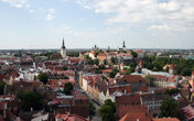 панорама Таллина с церкви Олевисте