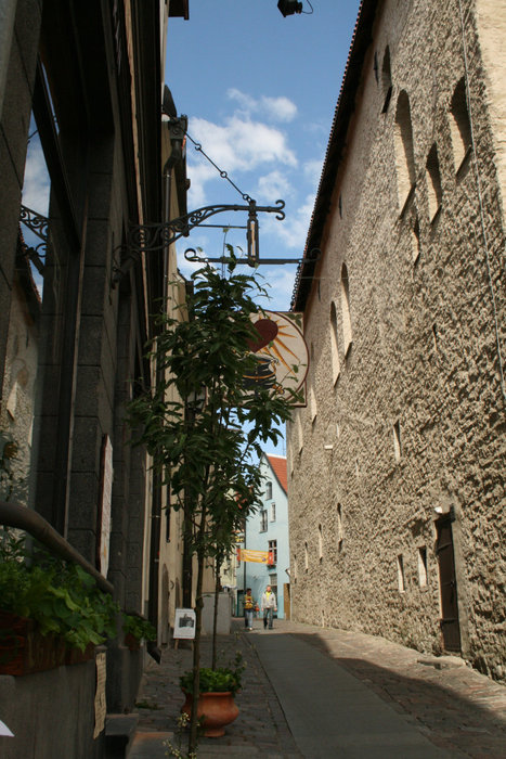улочка Старого города Таллин, Эстония