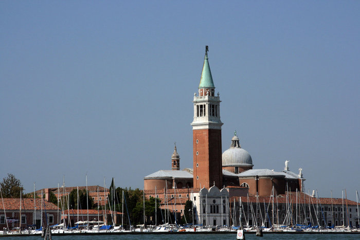 вид на Венецию с Лагуны Венеция, Италия