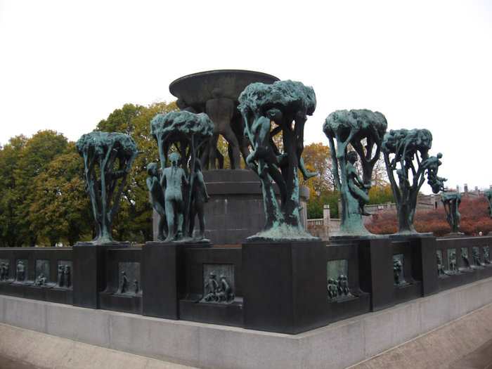 Парк скульптур Вигеланда Осло, Норвегия