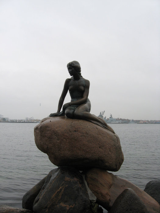 Русалочка — символ Датского королевства Копенгаген, Дания