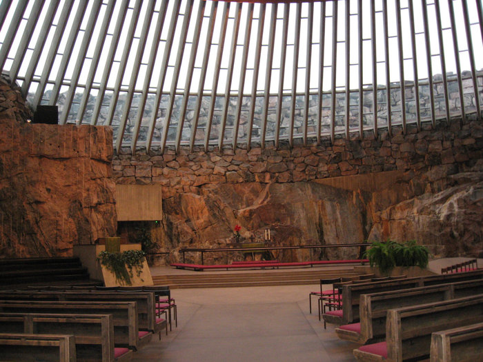 в церкви находится самый большой орган Скандинавии Хельсинки, Финляндия