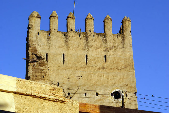 Башня на городской стене Феса Фес, Марокко