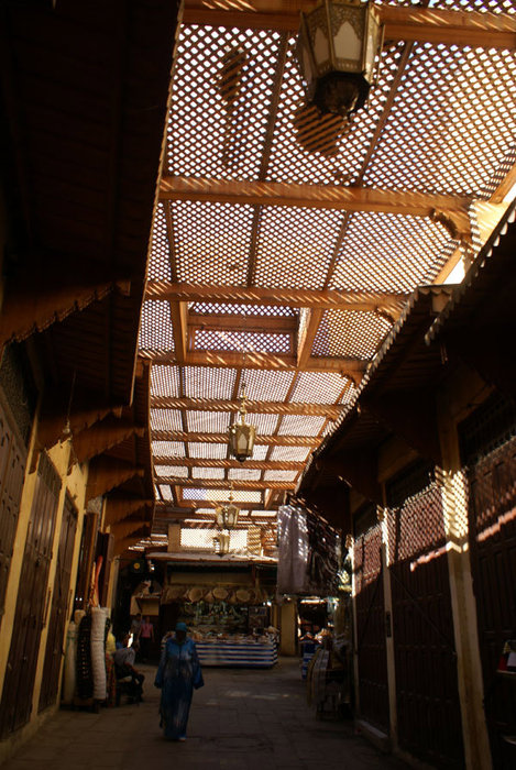 Сетчатый потолок Фес, Марокко