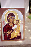 Икона, которую нарисовал для местного православного храма. Всего нарисовал их три.