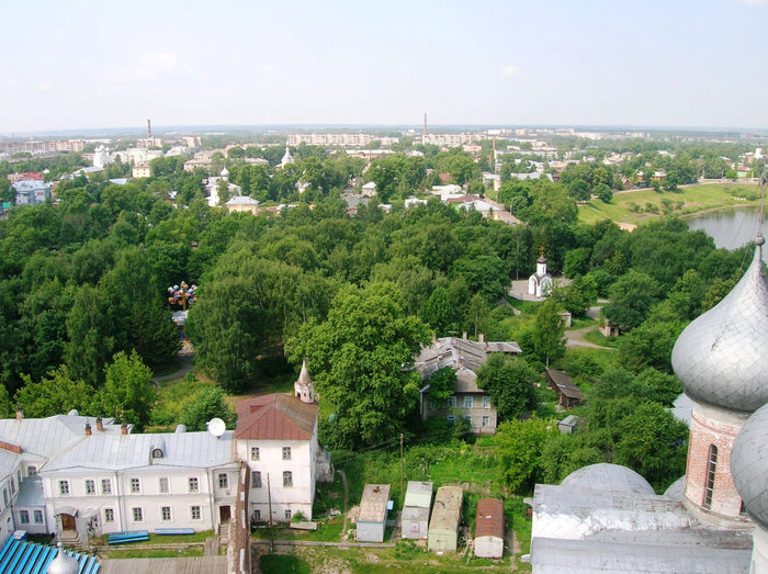 Панорама с Софиевской колокольни Вологда, Россия