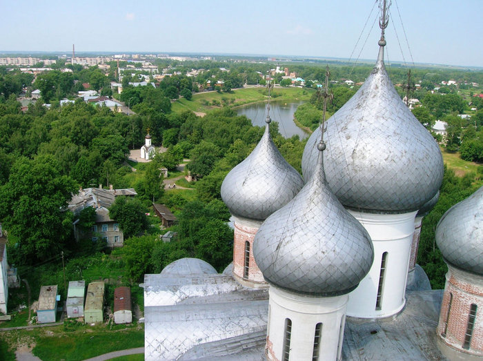 Панорама с Софиевской колокольни Вологда, Россия