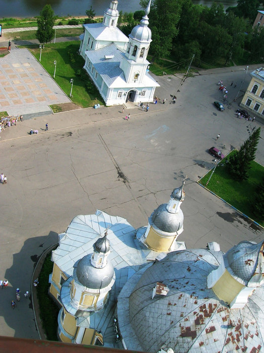 Панорама с Софиевской колокольни Вологда, Россия