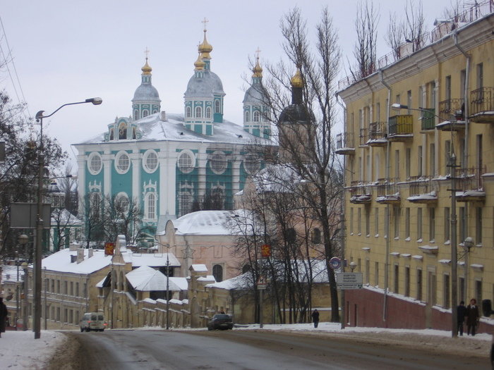 И самый красивый, на мой взгляд, собор — Успенский! Смоленск, Россия