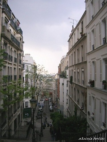 лестницы Монмартра Париж, Франция
