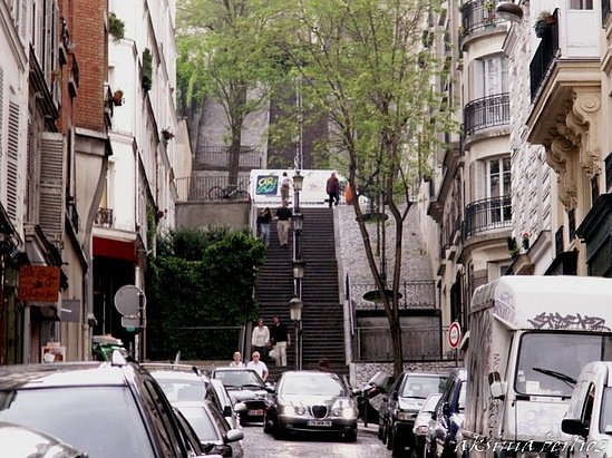знаменитая лестница Париж, Франция