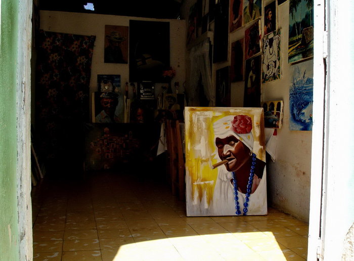 комната художника, г.Тринидад Куба