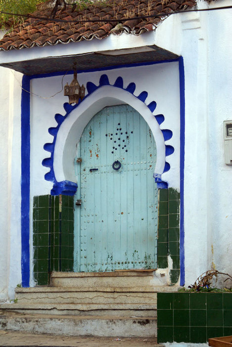 Дверь со звездой (ничего советского, на флаге Марокко тоже есть звезда) Шефшауэн, Марокко