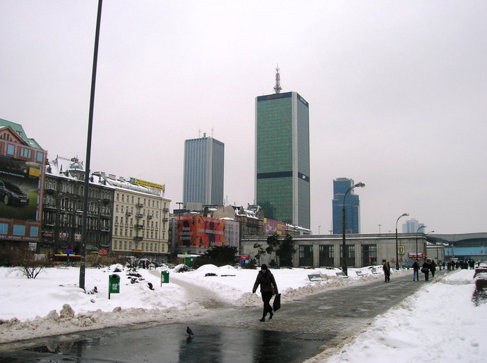 Район центрального вокзала Варшава, Польша