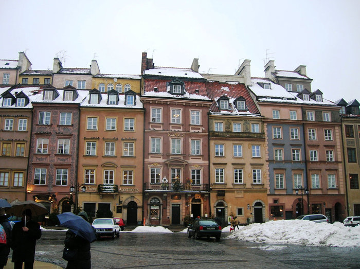 Старый город: рыночная площадь Варшава, Польша