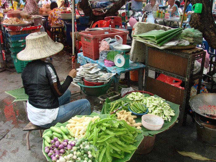 на рынке Остров Пхукет, Таиланд
